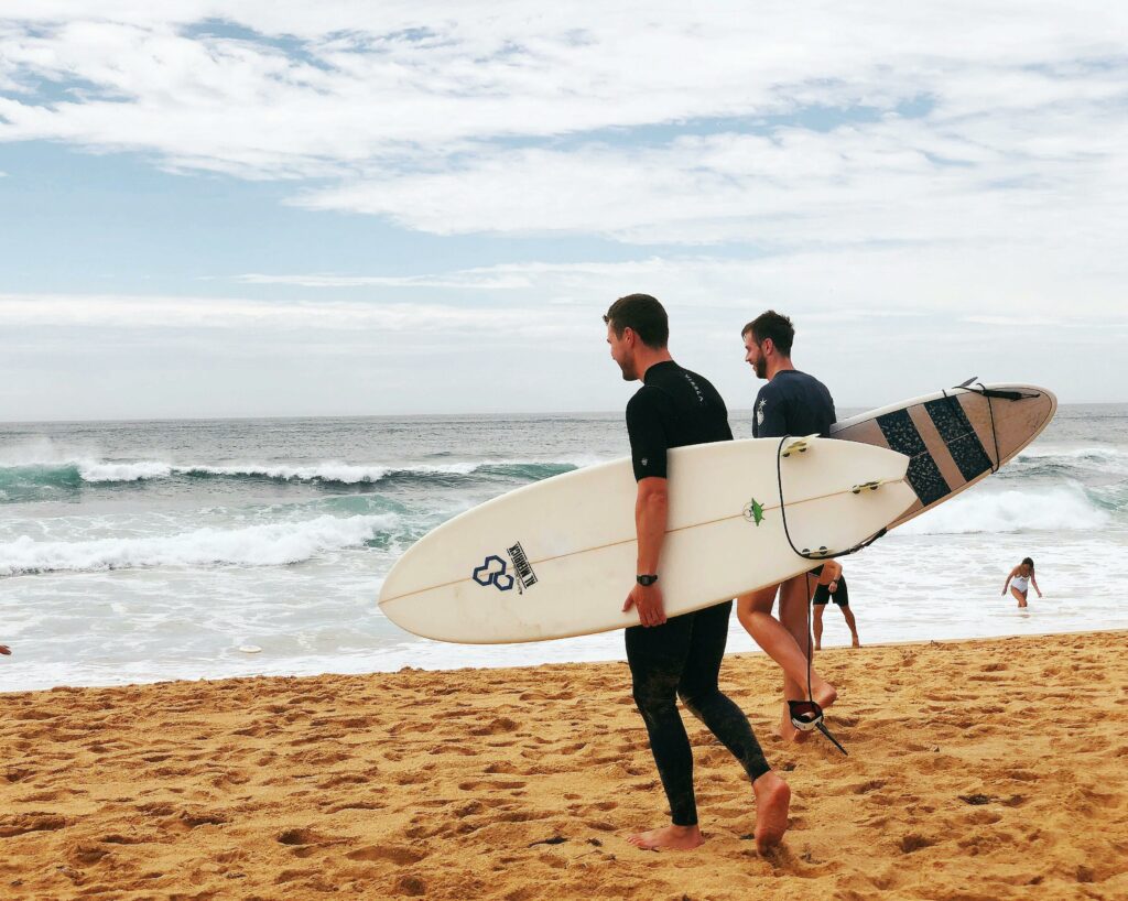 pratique du surf